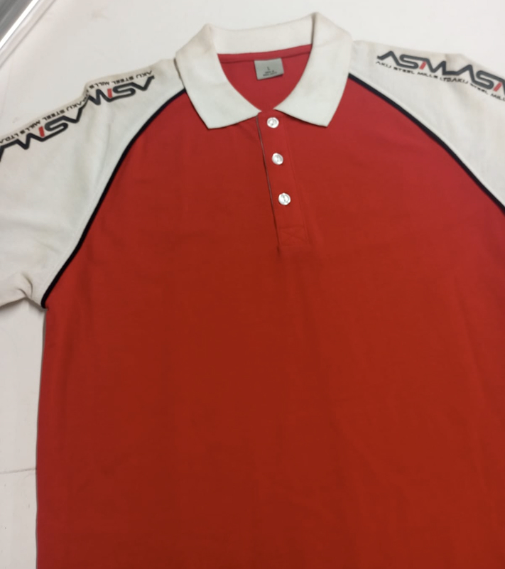 Two-Tone Athletic Polo Shirt